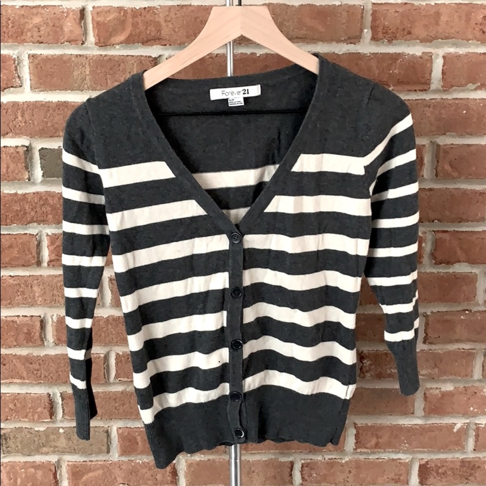 Striped Cardigan